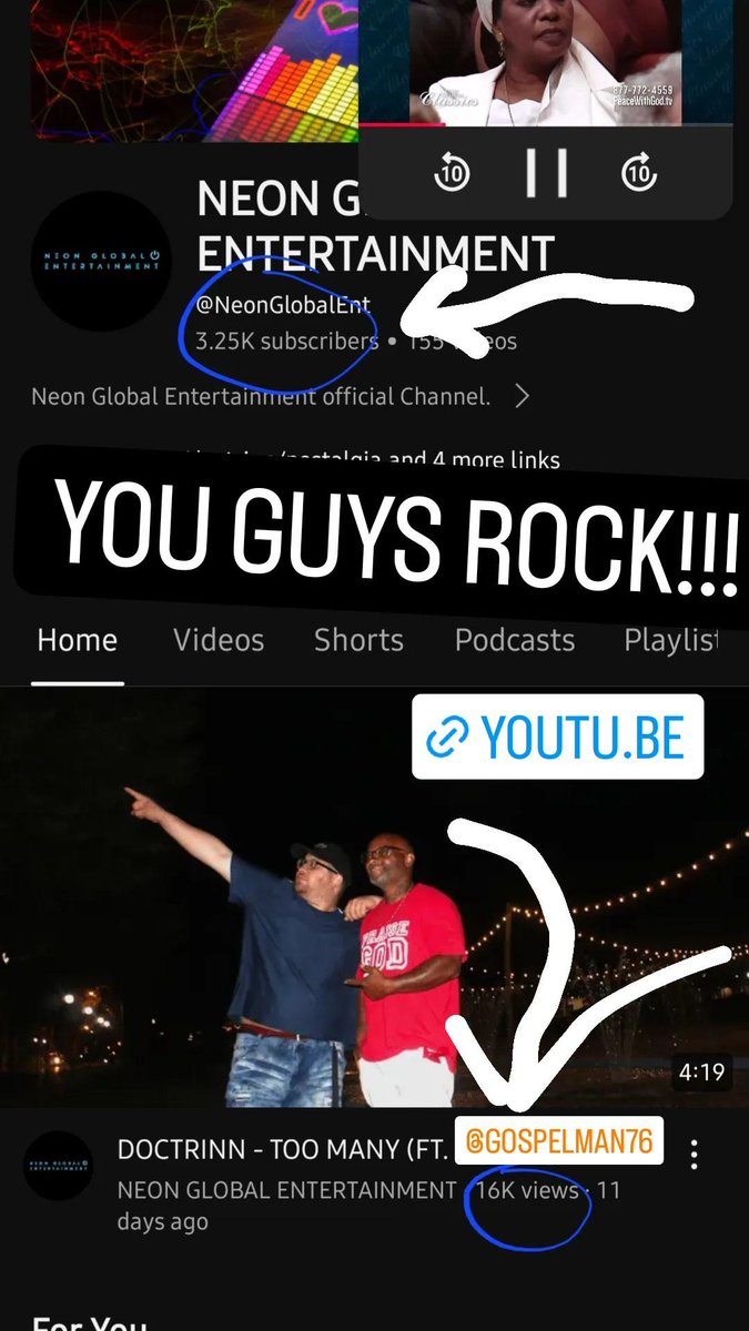 DoctrinnVVIP's tweet image. Thank you!!!!!
#goals #YouTube #BlessUp