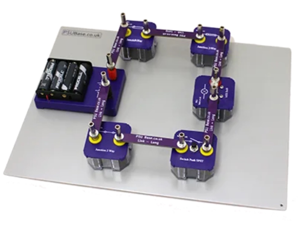 BrecklandSci's tweet image. If only there were an electricity kit that looked like the circuit diagram, that didn’t involve lots of confusing wires, that was built to last, could be expanded with extra components as required and even came on a magnetic board to make demos easier…
brecklandscientific.co.uk/gcse-aqa-syner…