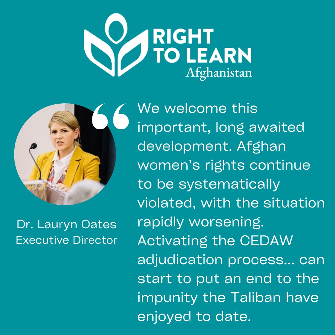 Canada, Australia, Germany, and the Netherlands will take legal action against the Taliban for their treatment of women and girls in Afghanistan.