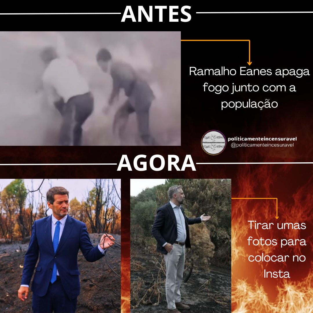 P_Incensuravel's tweet photo. DESCUBRAM AS DIFERENÇAS!
#incendios #CHEGA #PS #Eanes https://t.co/BljpAqscq4