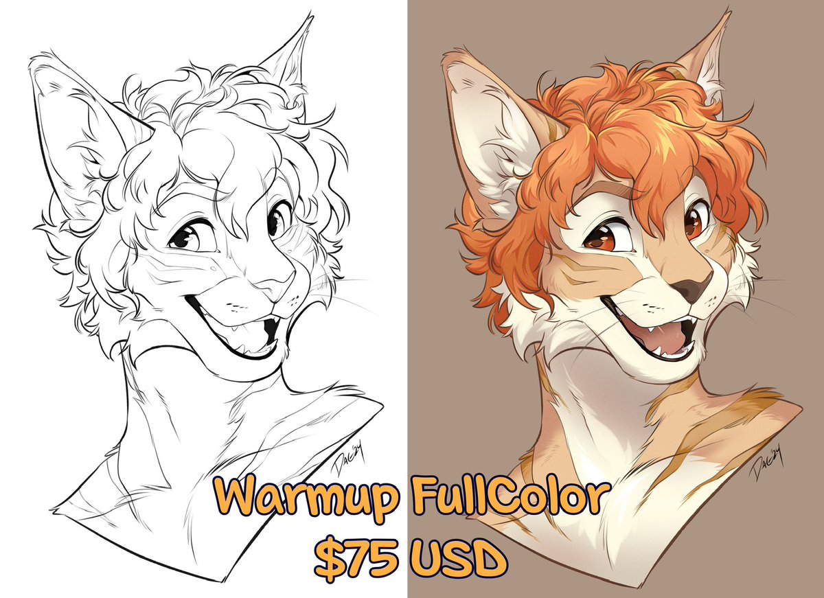 Open for some fullcolor busts! 

Also if anyone that has a warmup sketch from me and wants it colored in that’s available as well! 

FullColor: forms.gle/jrP2EWzuUHCaba…

Warmup FC: forms.gle/J8DkugYnZS22aq…

Reposts are appreciated! 🥰