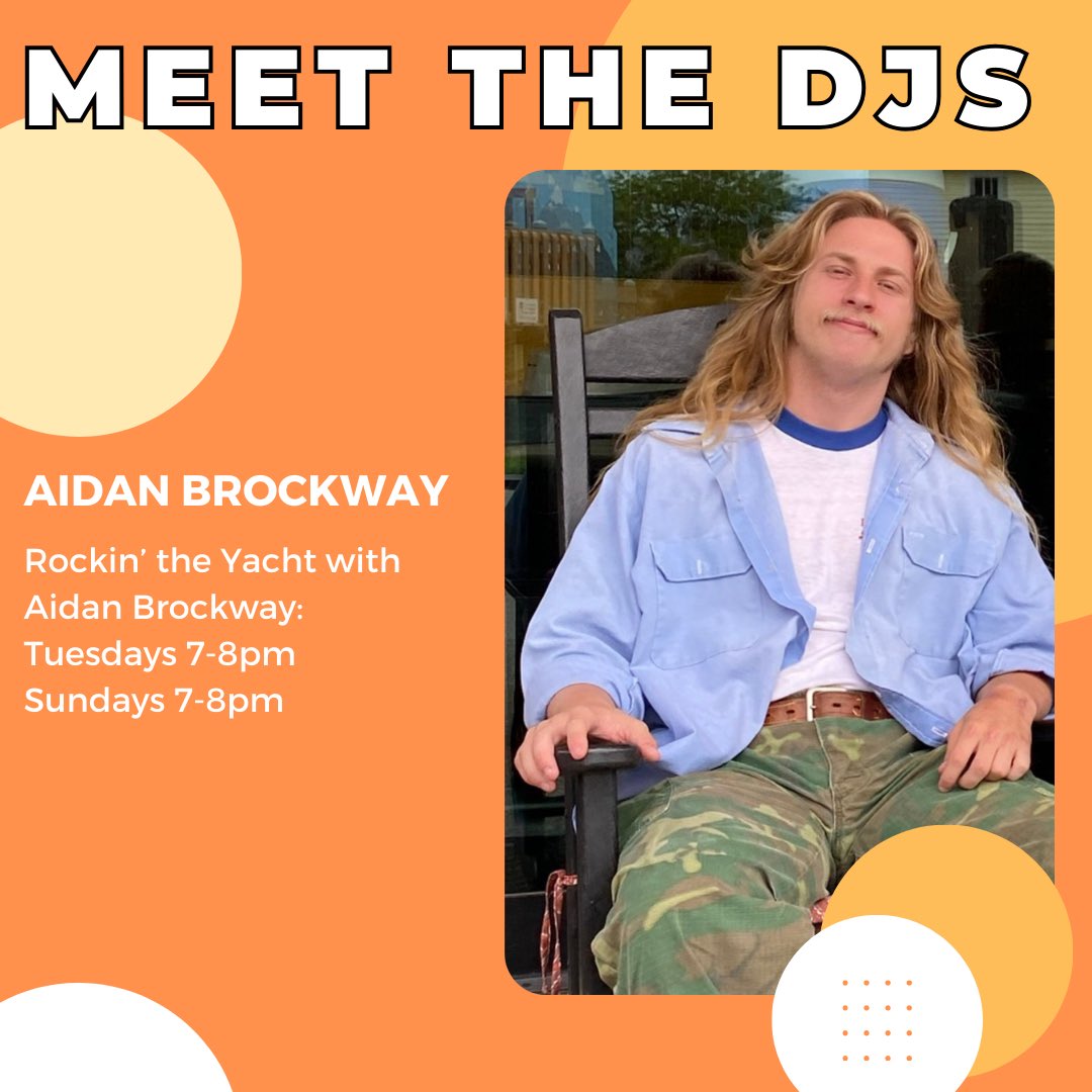 KFHSRadio's tweet photo. Meet Aidan! Catch his shows with the link in our bio! https://t.co/sYfbbEL3m9