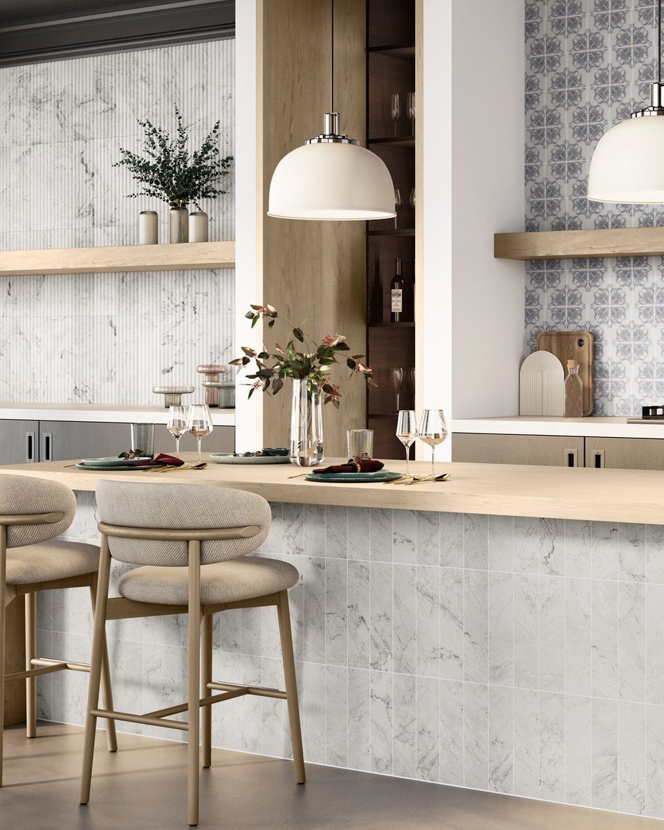 Classic Statuario® A Fresh Take On Timeless Elegance.⁠
⁠
Crafted from a premium-grade white marble, meticulously hand-selected to ensure a clean white color with subtle grey veining. This elegant stone serves as the foundation of the collection.⁠

l8r.it/wpYt