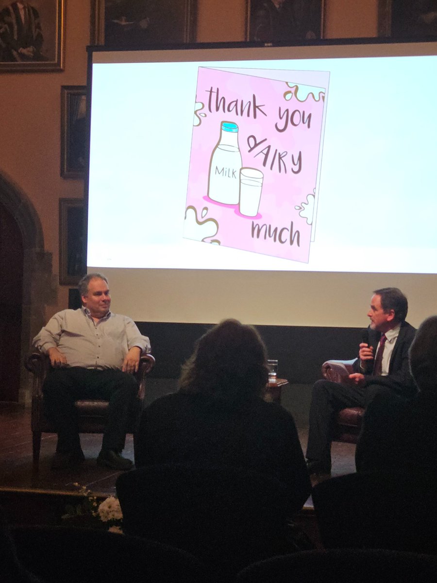 Lovely inaugural lecture and Q&amp;A session by our new <a href="/UCC/">UCC Ireland</a> Research Professor of Dairy Science &amp; Innovation about dairy, human health, and sustainability. Looking forward to seeing the new and exciting research coming from his group! <a href="/UCCResearch/">UCC Research</a>