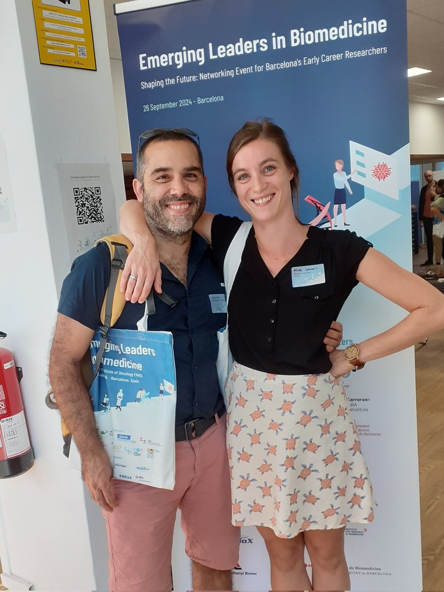 Thrilled to be part of the symposium 🔝 "Emerging leaders in biomedicine" organized <a href="/VHIO/">Vall d’Hebron Institute of Oncology (VHIO)</a> with fellow young scientists! 🧑‍🔬💬