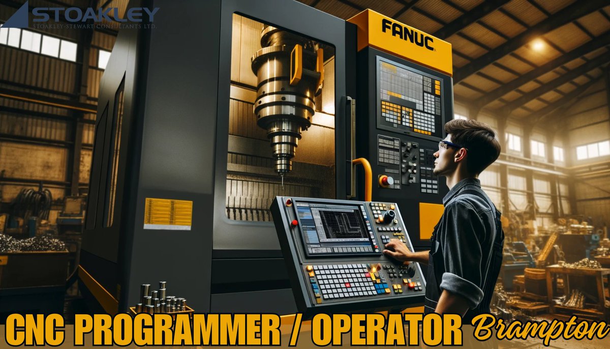 stoakleystewart's tweet image. Our client, seeking a #CNCprogrammer / #CNCoperator in #Brampton is a small business that is growing due to their success &amp;amp;  reputation for providing products of the highest standards. stoakley.com/job/cnc-progra…

💰 $34 to $40/hour
📆 Mon–Fri
🕙 8am–4pm
💪 40 hours/week
🤑 OT

#CNC