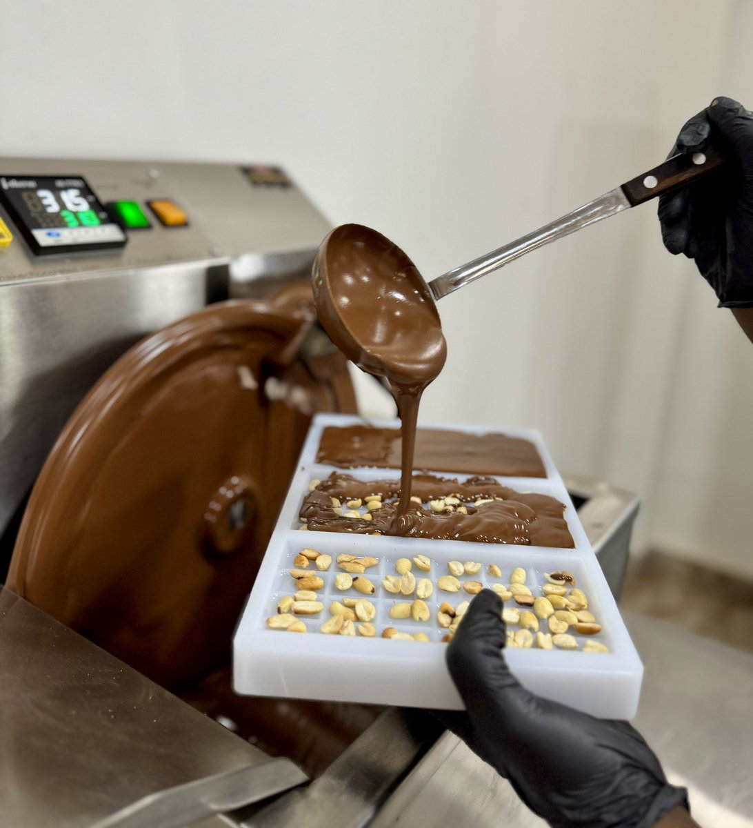 Almost ready! 
Milk and Nuts #gambianchocolate from #fhbites