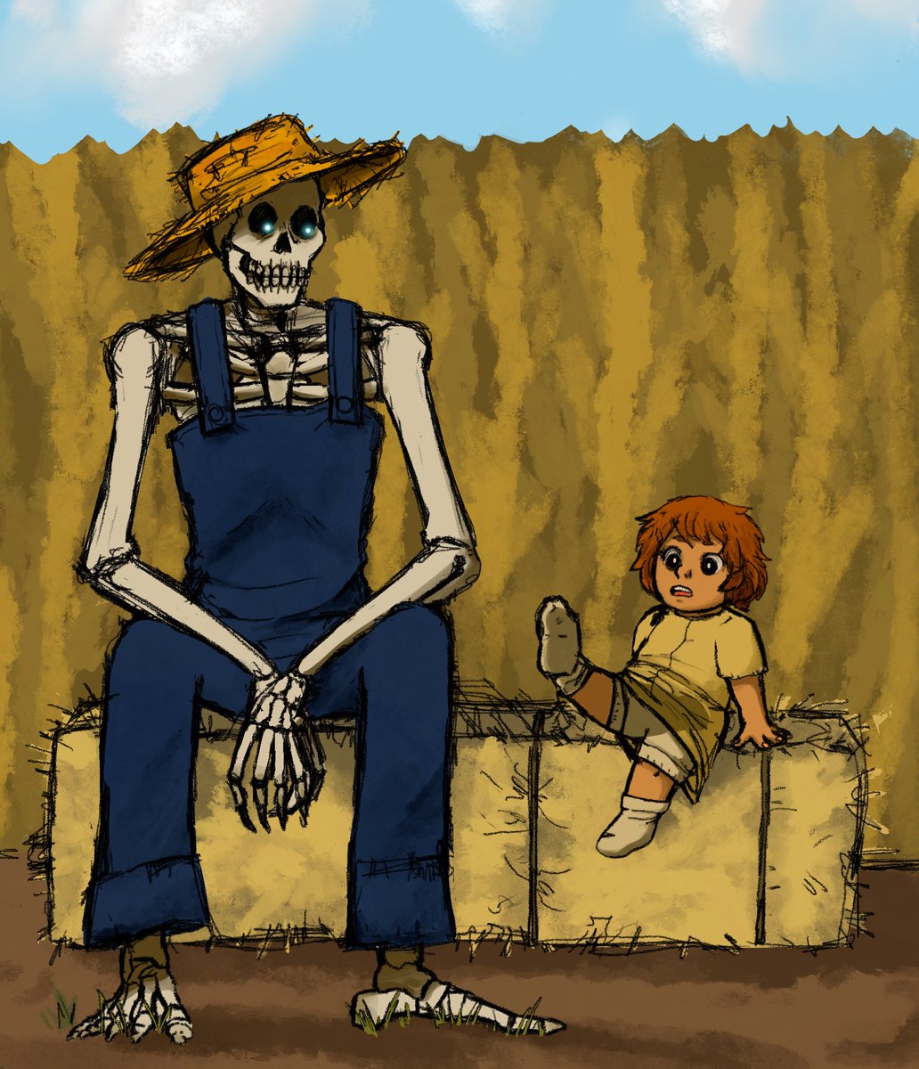 oftenoffler's tweet image. The child stared distantly at the landscape for a while and then said, “I’ve got new socks.” 
YES? 
“You can look, if you like.” A grubby foot was extended for inspection. 
WELL, WELL. FANCY THAT. NEW SOCKS. 
“My mum knitted them out of sheep.” #sirterrypratchett #discworld