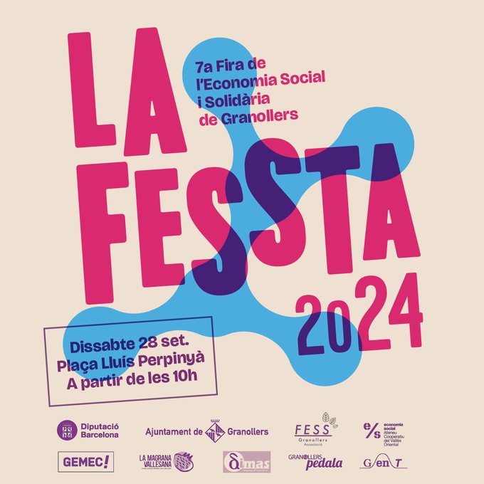 🏘️Culmina tot un any de treball de les entitats d'Economia Social i Solidària #ESS de #granollers amb la #FESSTA (fira i programació cultural) aquest dissabte.

🎧pots escoltar l'entrevista a <a href="/JosepCanudas/">Josep M. Canudas 🎗</a> <a href="/fessgra/">FESS Granollers</a> en el magazín #LaPorxada: scur.cat/CJGEYX