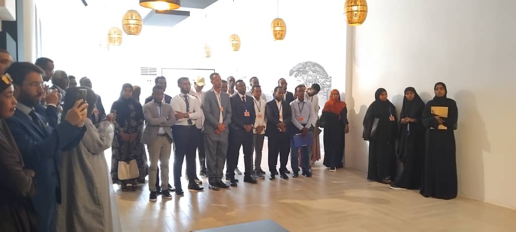 ItalyinSomalia's tweet photo. Today, Ambassador Daccò Coppi held a ceremony to greet the 22 Somali University students who have been awarded a Scholarship by the Italian Government and their respective rectors. Hambaliyo! https://t.co/CBJsuhcixe