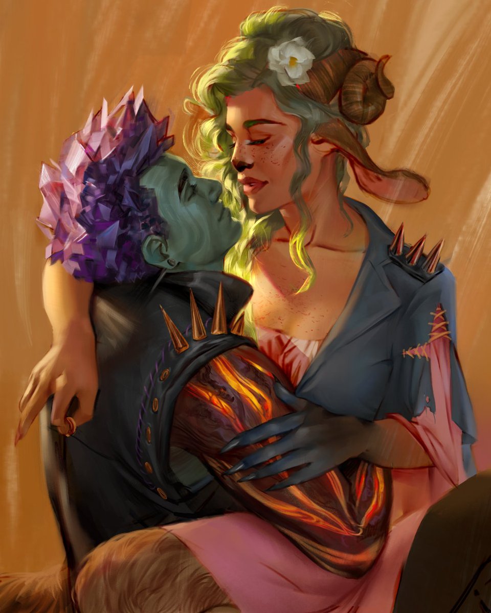 Hi everyone! Enjoy this little #fanart I made of my favorite ship xoxo
#CriticalRole #CriticalRoleArt <a href="/CritRoleArtBot/">Critical Role Art Bot</a>