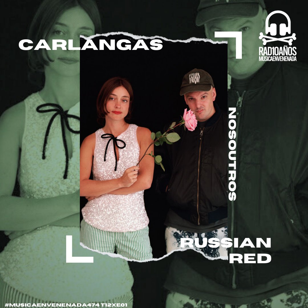 El bueno de @carlangas_mp3, más que presente en nuestro estreno. Su cameo con <a href="/baiucamusic/">Baiuca</a> y su bolero junto a Russian Red 📻▶️ open.spotify.com/episode/15oWbN…