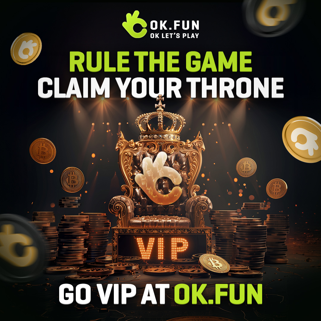 "Not everyone can sit on the throne, but those who do reign supreme. 👑

Experience VIP treatment at OK.fun.

Claim your crown and take the throne.
o 

👌OK.fun (okhash151.com)
✈️Telegram (t.me/OkHash_Official)