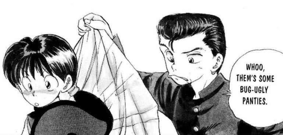 granastar21's tweet photo. @Ichiryu212998 This Yusuke Urameshi? In these times we live in? That happens in the first chapter and doesn't make it to the second... https://t.co/pQuaBtG59L