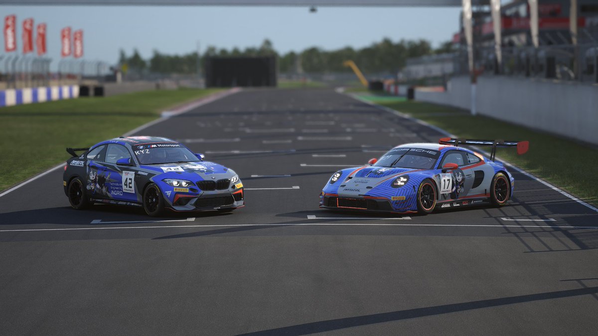 TechnoBurst in multi-class racing? We gotchu 😎

Presenting our lineup for this Sunday's <a href="/tracc_SimRacing/">tracc.eu</a> Virtual 2.4 Hour series!

<a href="/Nick_Newbie/">Newbie//Nick</a> will challenge the GT3 class in his brand new 992 Porsche, and <a href="/SykoKyza/">Syko Kyza 🏎️ Racing Vtuber 🇲🇾</a> will make his return to enduro in the BMW M2 class!

#GoTCB