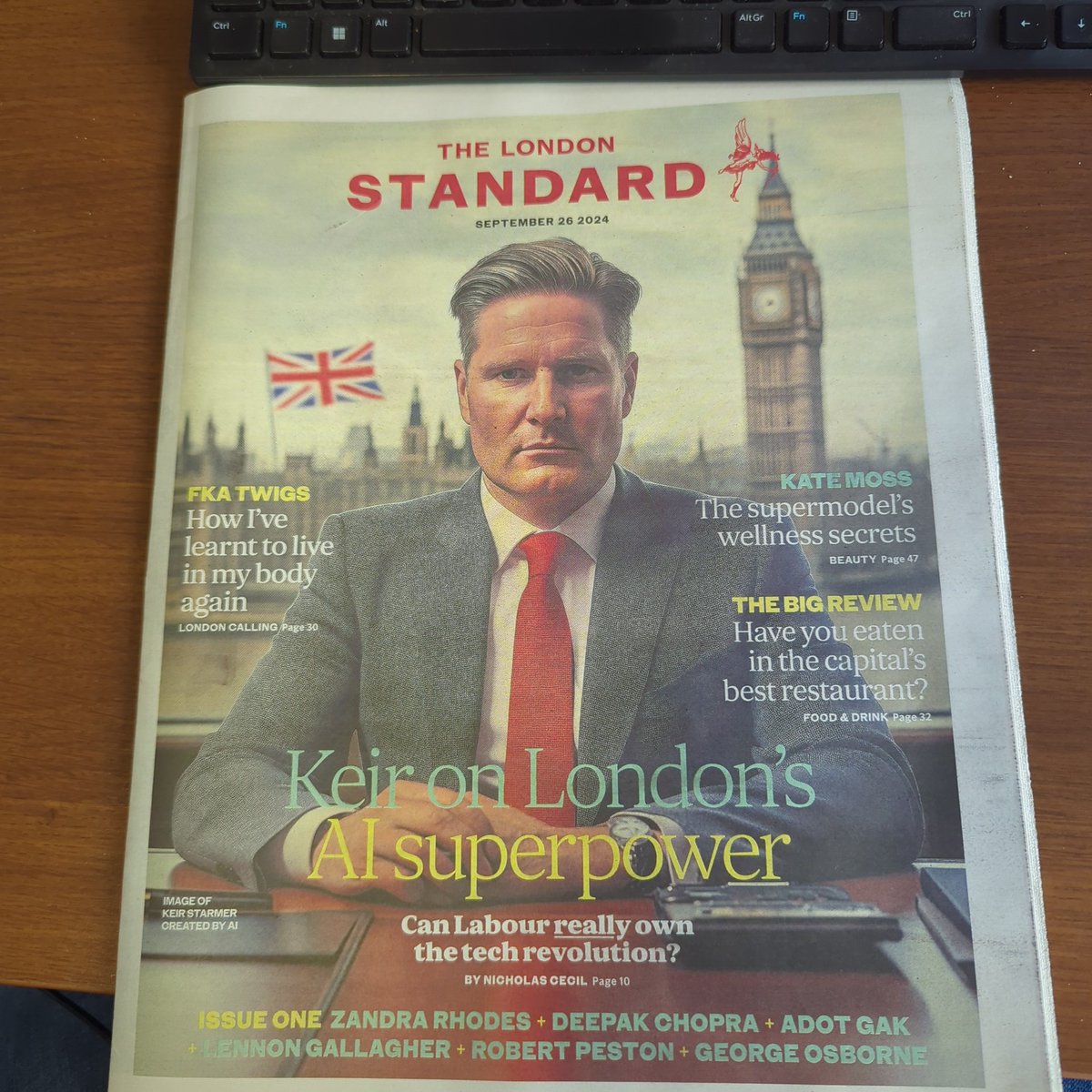Me: Can we get Keir Starmer?
The Evening Standard: We have Keir Starmer at home.
The Keir Starmer at home: