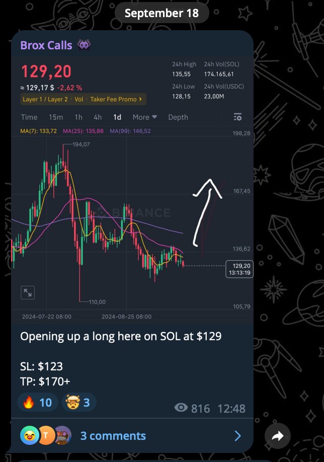 ohbrox's tweet photo. If Solana price reaches $170 this month I will giveaway 10% of my profits.

Drop your sol address

Like + Retweet https://t.co/3jep2tE69p