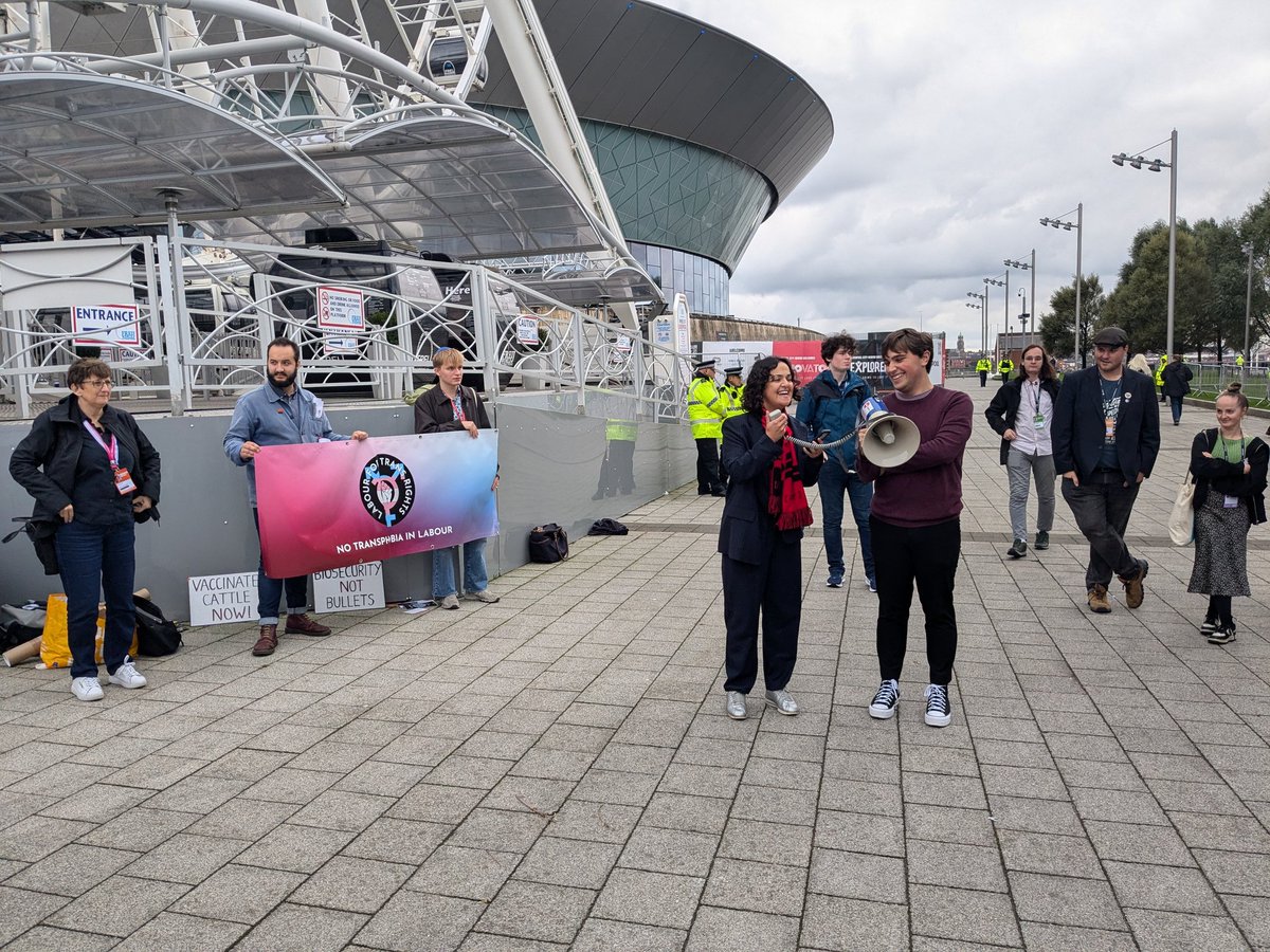 I was proud to stand with trans members and allies at Labour conference.

Our message was clear: the new Labour government must show leadership on trans rights.

It must not give in to the bigotry making trans people's lives hell, but tackle structural inequality instead.