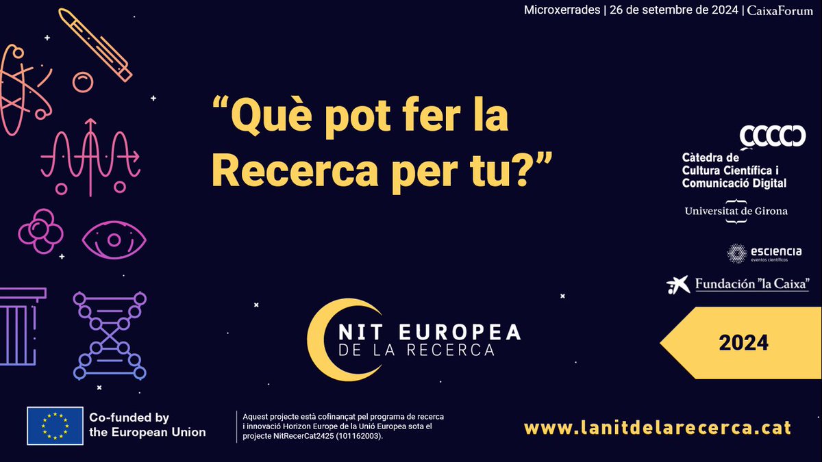 c4dudg's tweet photo. Tot a punt per començar les #microxerrades al #CaixaForumGirona per la #NitdelaRecerca! Tenim tots els ponents a punt i el públic a punt de poder entrar a la sala. Podrem aprendre moltes coses; química quàntica, edat antiga i moderna, ciberseguretat de l'aigua i moltes coses més! https://t.co/BuKwqB6SBj