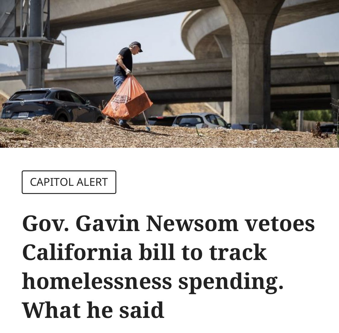 BrianDahleCA's tweet image. Government transparency and accountability on billions of dollars spent? Nah, he'd rather focus on real issues like banning what you carry your groceries in. #PlasticBags