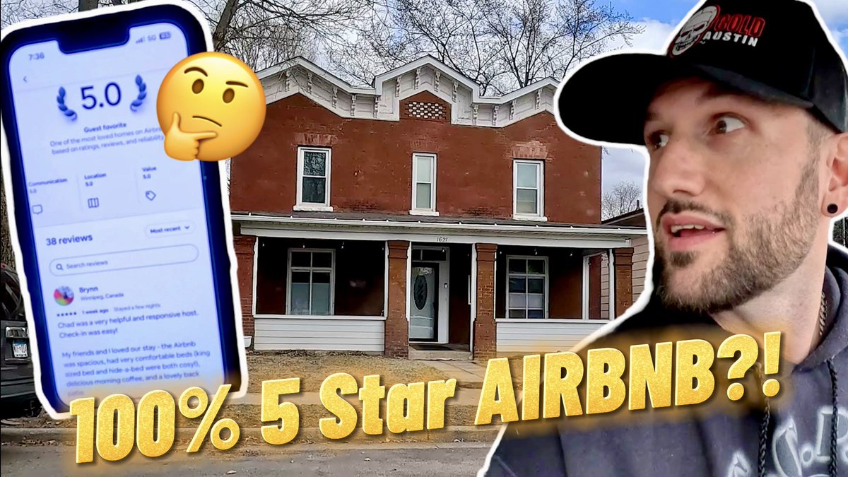 ItsAllKnee's tweet photo. We stayed at an Airbnb with 100% 5 stars! But, you won't believe the secret behind the 5 star ratings! 🫣

Discover all the gritty details tomorrow morning at 9am ONLY on It's All-Knee!

Watch here: https://t.co/FNlTN0id5s https://t.co/Tl9tMP69zj