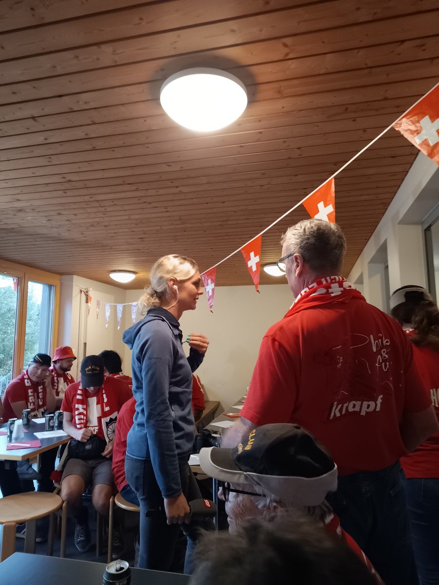 We will be live on SRF 2 at 18:00 WM-club