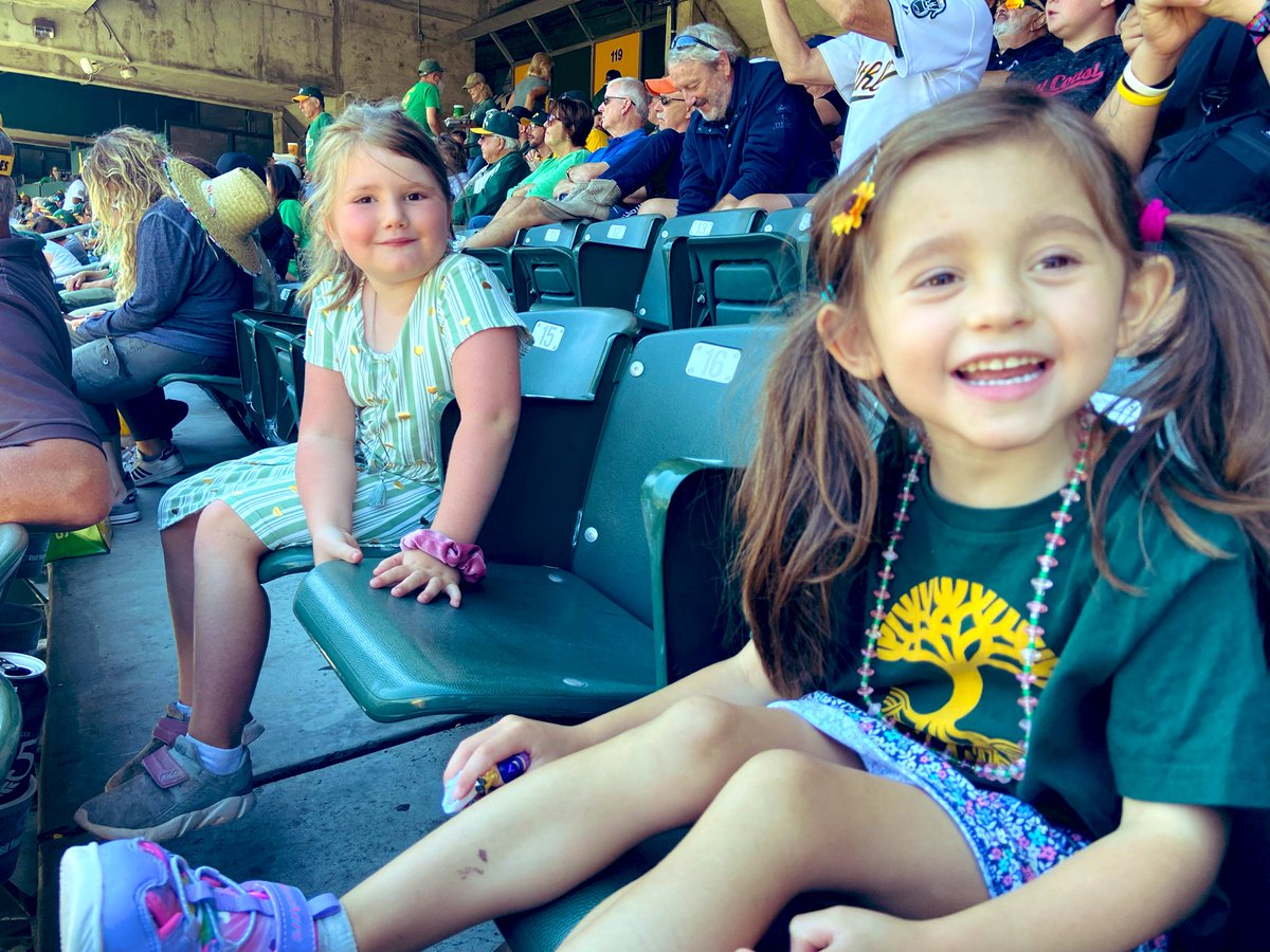 CaseyAPratt's tweet photo. Been going to the Oakland Coliseum since I was a baby. The love of the A’s passed down from my great grandpa to my parents to me and my kids. My heart hurts knowing this experience will no longer be shared with future generations. https://t.co/xeDuk9a6JW