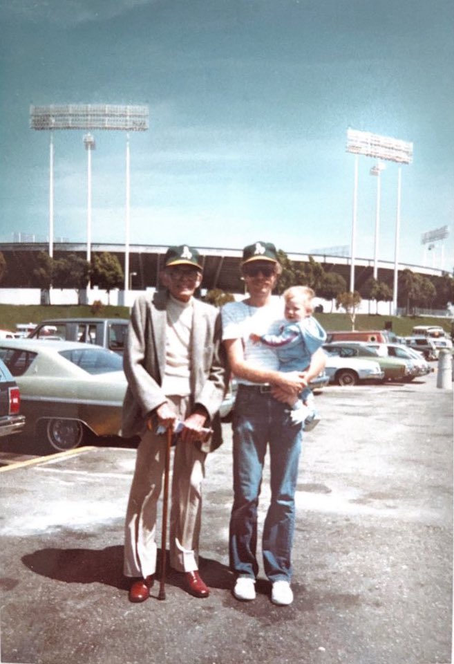 CaseyAPratt's tweet photo. Been going to the Oakland Coliseum since I was a baby. The love of the A’s passed down from my great grandpa to my parents to me and my kids. My heart hurts knowing this experience will no longer be shared with future generations. https://t.co/xeDuk9a6JW