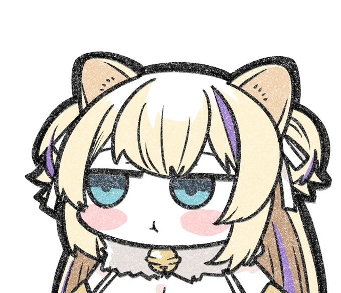 いろんな表情の猫咲あんじさんかいた#あんじあーと #いろんな表情のvtuberさん 