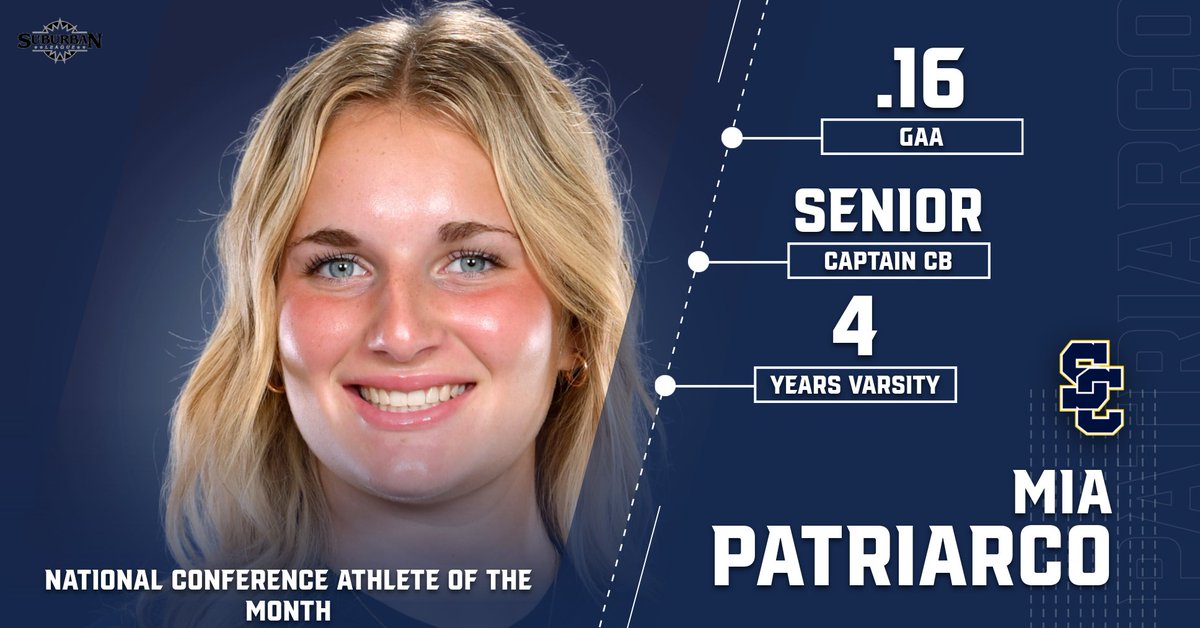 Congratulations to Mia Patriarco-- National Conference Girls Soccer Athlete of the Month in August! <a href="/SolonAthletics/">Comet Athletics</a>