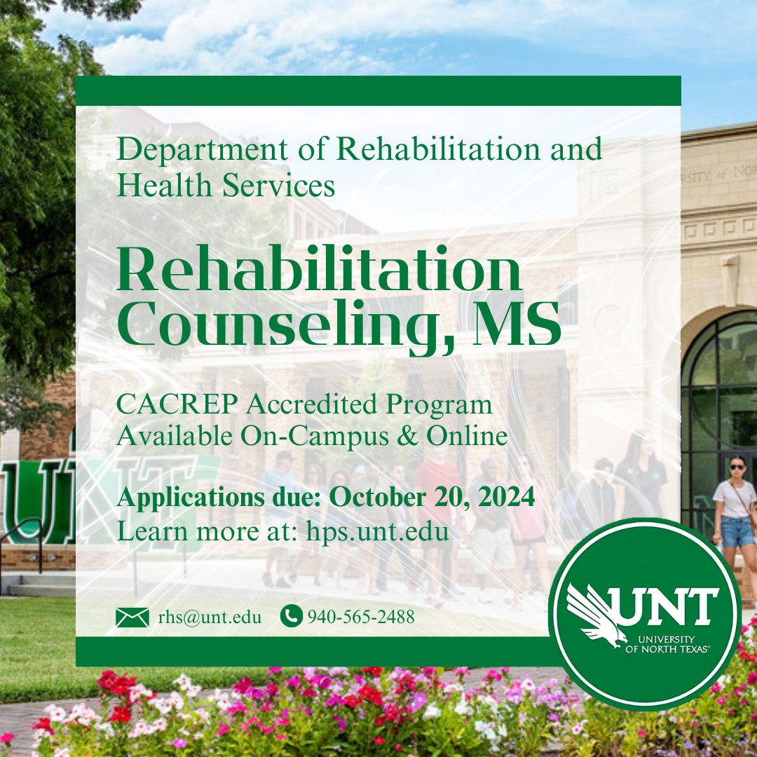 UNT - Rehab & Health Services tweet media