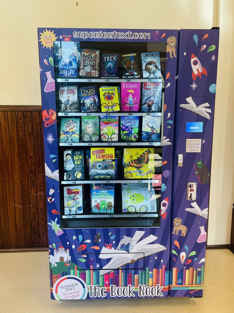 Bloom Elementary (@bloombulldogs) on Twitter photo <a href="/BloomBulldogs/">Bloom Elementary</a> students got this beauty today! Students will be able to get a birthday book. We also use it to reward students for their positive behavior <a href="/BloomLibrary_/">Jamie Craven</a> <a href="/BLOOM_AP_/">Amy Wright</a> <a href="/BloomBulldogs/">Bloom Elementary</a> students got this beauty today! Students will be able to get a birthday book. We also use it to reward students for their positive behavior <a href="/BloomLibrary_/">Jamie Craven</a> <a href="/BLOOM_AP_/">Amy Wright</a>