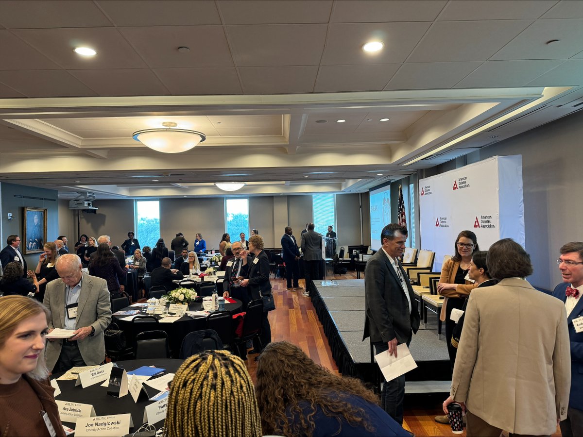 We’re off to a great start at the National Obesity Policy Forum with the first panel featuring Dr. Alyson Goodman, <a href="/CDCgov/">CDC</a>, and Dr. Andrew Bremer, <a href="/NIH/">NIH</a>! They shared current research and innovation to address #obesity in the U.S. <a href="/ObesityAdvocacy/">Obesity Care Advocacy Network</a> <a href="/AmDiabetesAssn/">American Diabetes Association</a>