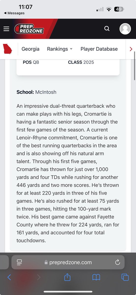 chase cromartie (@cromartiechase) on Twitter photo Thank you <a href="/MattDeBary/">Matt DeBary</a> <a href="/PrepRedzoneGA/">Prep Redzone Georgia</a> for great write up. <a href="/chowan6464/">Derek Smith</a> <a href="/MHS_Football39/">McIntosh Football</a> Thank you <a href="/MattDeBary/">Matt DeBary</a> <a href="/PrepRedzoneGA/">Prep Redzone Georgia</a> for great write up. <a href="/chowan6464/">Derek Smith</a> <a href="/MHS_Football39/">McIntosh Football</a> 