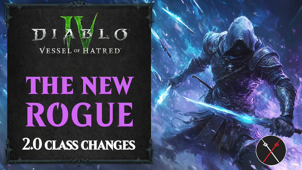 Fextralife's tweet photo. ⭐The NEW @Diablo  4 ROGUE - Rogue Build CHANGES in Vessel of Hatred⭐

In this Guide video, I’ll be helping you understand how the Rogue Class is changing with Patch 2.0

Video: https://t.co/CZiUhoXIhT

#diablo4 #diablo4update #vesselofhatred https://t.co/f8NHbdFNHS