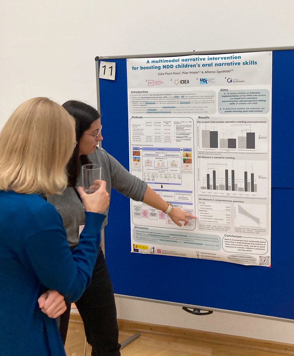 Prosodic and Gestural Studies Group (GrEP-G) (@grepupf) on Twitter photo <a href="/saracoegom/">Sara Coego</a> <a href="/PilarPVives/">Pilar Prieto 🌹🎗</a> <a href="/JuliaFloritPons/">Júlia Florit-Pons</a> <a href="/Joel_EsAl/">Joel Espejo-Álvarez</a> <a href="/claireluong/">claire🪩🪭☕️</a> <a href="/Mireia_Gomez99/">Mireia Gómez</a> <a href="/IgualadaAlfonso/">Alfonso Igualada</a> <a href="/pronina_marusia/">promar</a> <a href="/ingridvilag/">Ingrid Vilà-Giménez</a> <a href="/JuliaFloritPons/">Júlia Florit-Pons</a> presented about the multimodal narrative intervention implemented in speech-language therapy with children with neurodevelopmental disorders, a study with <a href="/PilarPVives/">Pilar Prieto 🌹🎗</a> & <a href="/IgualadaAlfonso/">Alfonso Igualada</a> <a href="/saracoegom/">Sara Coego</a> <a href="/PilarPVives/">Pilar Prieto 🌹🎗</a> <a href="/JuliaFloritPons/">Júlia Florit-Pons</a> <a href="/Joel_EsAl/">Joel Espejo-Álvarez</a> <a href="/claireluong/">claire🪩🪭☕️</a> <a href="/Mireia_Gomez99/">Mireia Gómez</a> <a href="/IgualadaAlfonso/">Alfonso Igualada</a> <a href="/pronina_marusia/">promar</a> <a href="/ingridvilag/">Ingrid Vilà-Giménez</a> <a href="/JuliaFloritPons/">Júlia Florit-Pons</a> presented about the multimodal narrative intervention implemented in speech-language therapy with children with neurodevelopmental disorders, a study with <a href="/PilarPVives/">Pilar Prieto 🌹🎗</a> & <a href="/IgualadaAlfonso/">Alfonso Igualada</a>