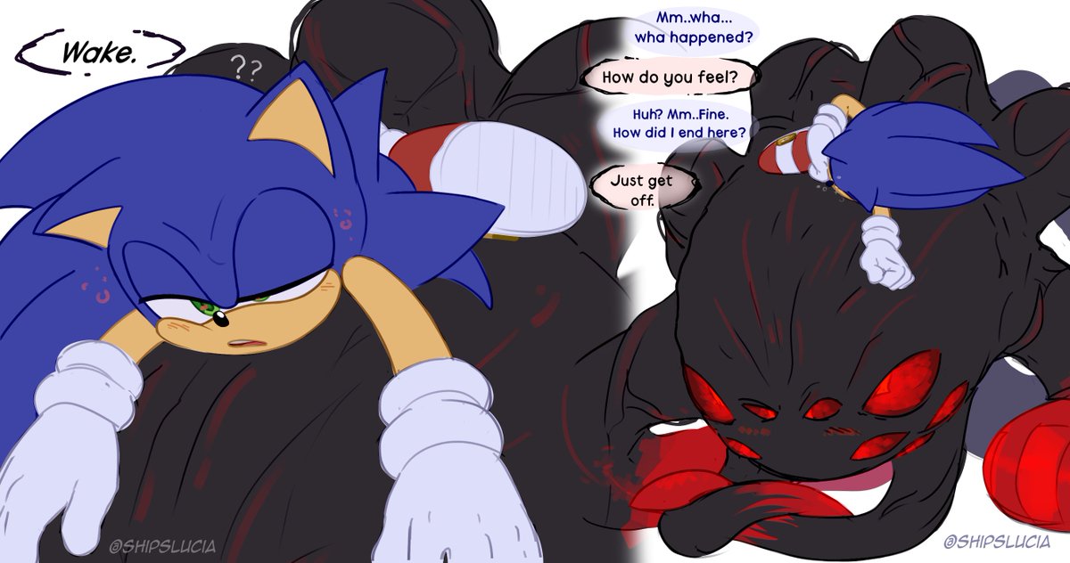 ShipsLucia's tweet photo. Hypnosis "skeptic"😵‍💫(1/3) #Sonadow #DoomMorph https://t.co/gFnP7i7Kbs