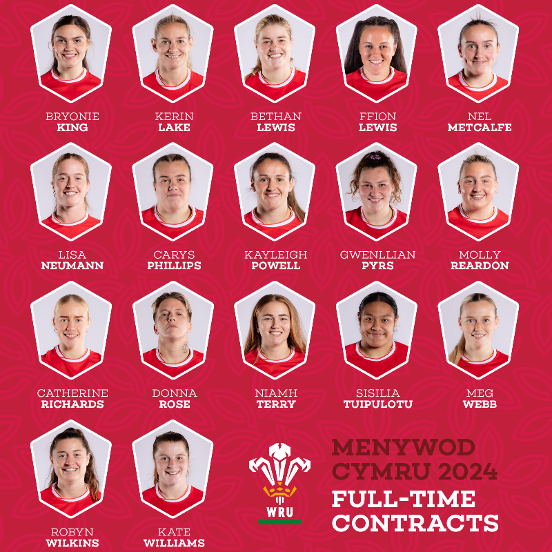 WelshRugbyUnion's tweet photo. 3️⃣7️⃣ new full-time professional contracts for our players 👏

📰 Read more by clicking below!

#HerStory | #EiHanesHi