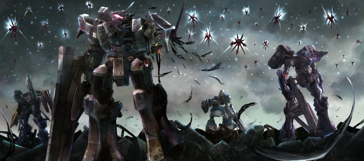 Everything is fucked but we keep trying.

You can't find the original artist's page anymore, but this  work is SO perfectly Armored Core