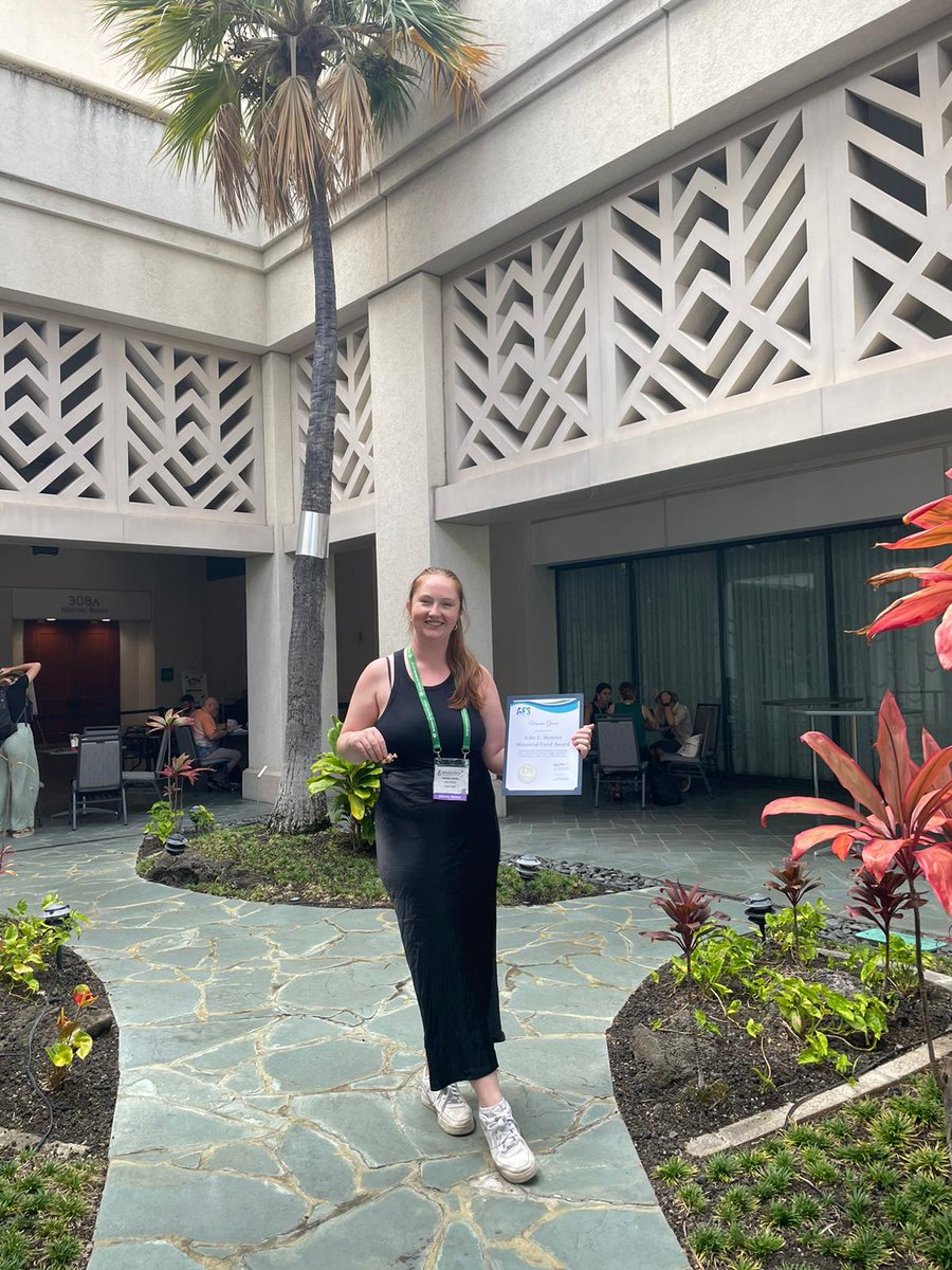 A shout out to <a href="/E_Francispillai/">Erin Francispillai</a> and <a href="/VeronicaGroves7/">VeronicaGroves</a>
for killing it at the AFS Hawaii conference. They both came home with smiles and many awards
They both won the Aloha Student Travel Award, Veronica won the John E. Skinner Memorial, &amp; Erin won the Equal Opportunists AFS award!