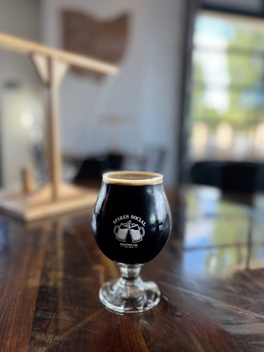 SpiresSocial's tweet image. Four S’more Years Pastry Stout 9.5% abv - we brewed this tasty treat to celebrate our 4th year of existence. It’s full of flavor of marshmallow, chocolate, and graham cracker 🤤
•
•
•
#pastrystout #stoutbeer #beerlover #beerinspires #cbushappyhour #drinkcraftbeernotcrapbeer
