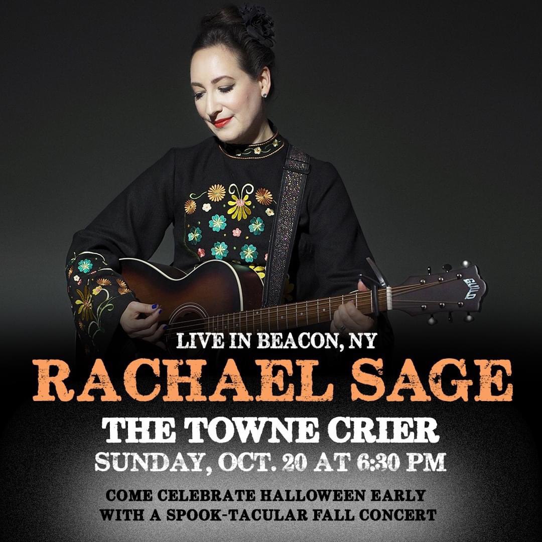 Rachael Sage (@rachaelsage) on Twitter photo I will be performing at <a href="/TowneCrierCafe/">Towne Crier</a> in #Beacon, NY accompanied by Trina Hamlin on Oct. 20 for a pre-halloween spooktacular show! I hope you can join me. The show starts at 6:30 pm & is free with a dinner reservation. Call Towne Crier Cafe to reserve your spot! 🧡🖤 I will be performing at <a href="/TowneCrierCafe/">Towne Crier</a> in #Beacon, NY accompanied by Trina Hamlin on Oct. 20 for a pre-halloween spooktacular show! I hope you can join me. The show starts at 6:30 pm & is free with a dinner reservation. Call Towne Crier Cafe to reserve your spot! 🧡🖤