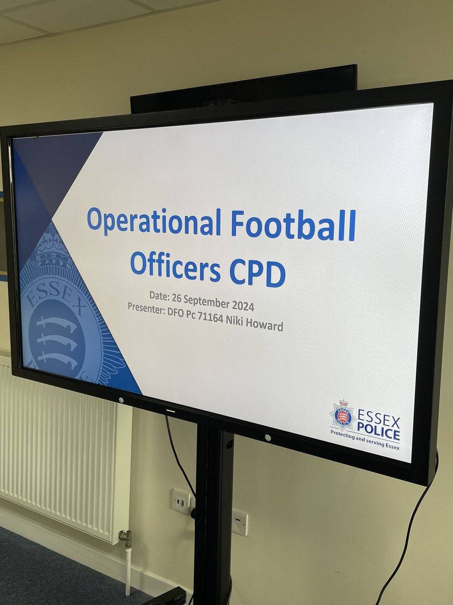 Colchester United FC Police (@cufcpolice) on Twitter photo Productive and valuable CPD for my Operational Football Officers today.
Many thanks to <a href="/ColU_Official/">Colchester United FC</a> for hosting us all.
#ColU
#football #policing Productive and valuable CPD for my Operational Football Officers today.
Many thanks to <a href="/ColU_Official/">Colchester United FC</a> for hosting us all.
#ColU
#football #policing