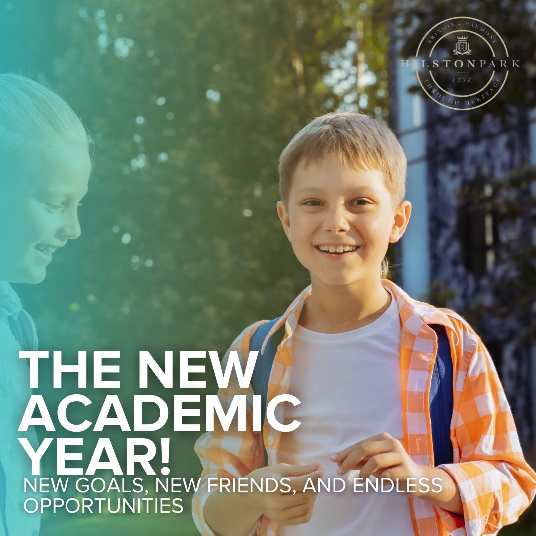 Embrace the New Academic Year!

A fresh start means new goals, new friends, and endless opportunities to learn and grow. Let's make this school year the best one yet—full of fun, discovery, and success! 
From Hilston Park

Visit: hilstonpark.com 

#BackToSchool