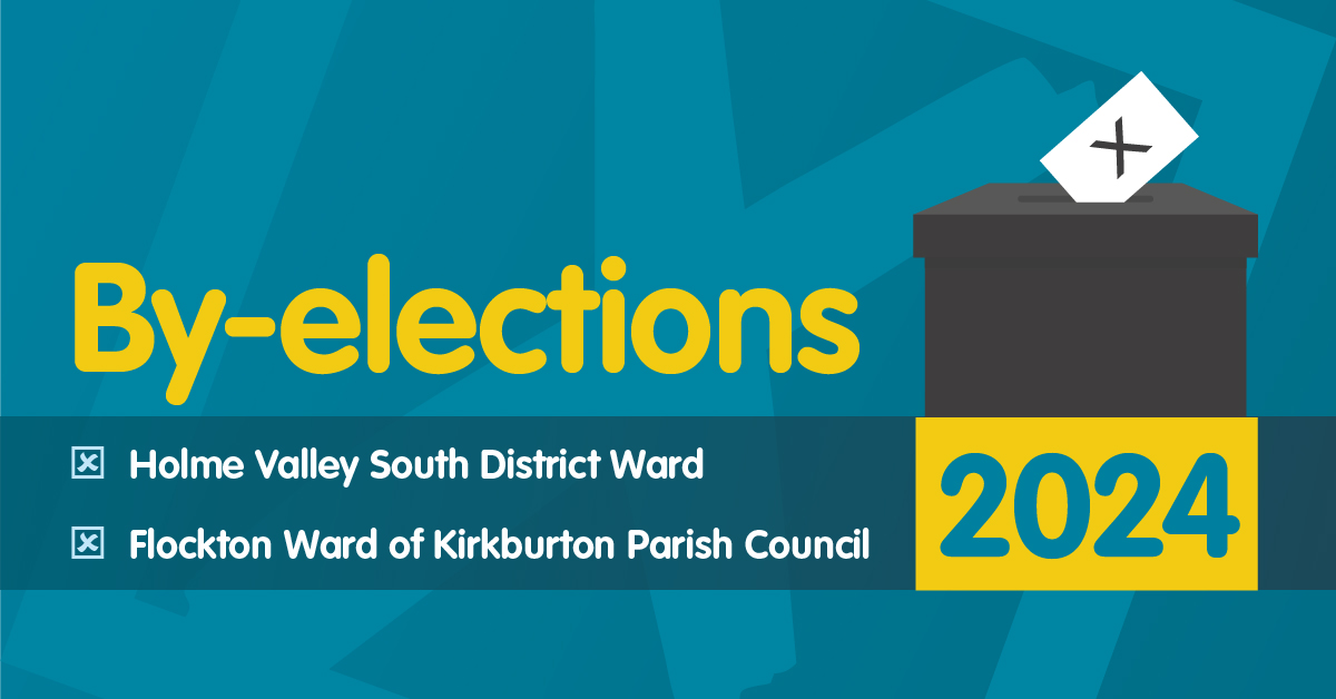The deadline to register to vote for the upcoming Holme Valley South District ward and Flockton ward of Kirkburton Parish Council is fast approaching.

If you have recently moved into the area, register to vote now at ➡️ orlo.uk/gJWz2
The deadline is midnight 1 October.