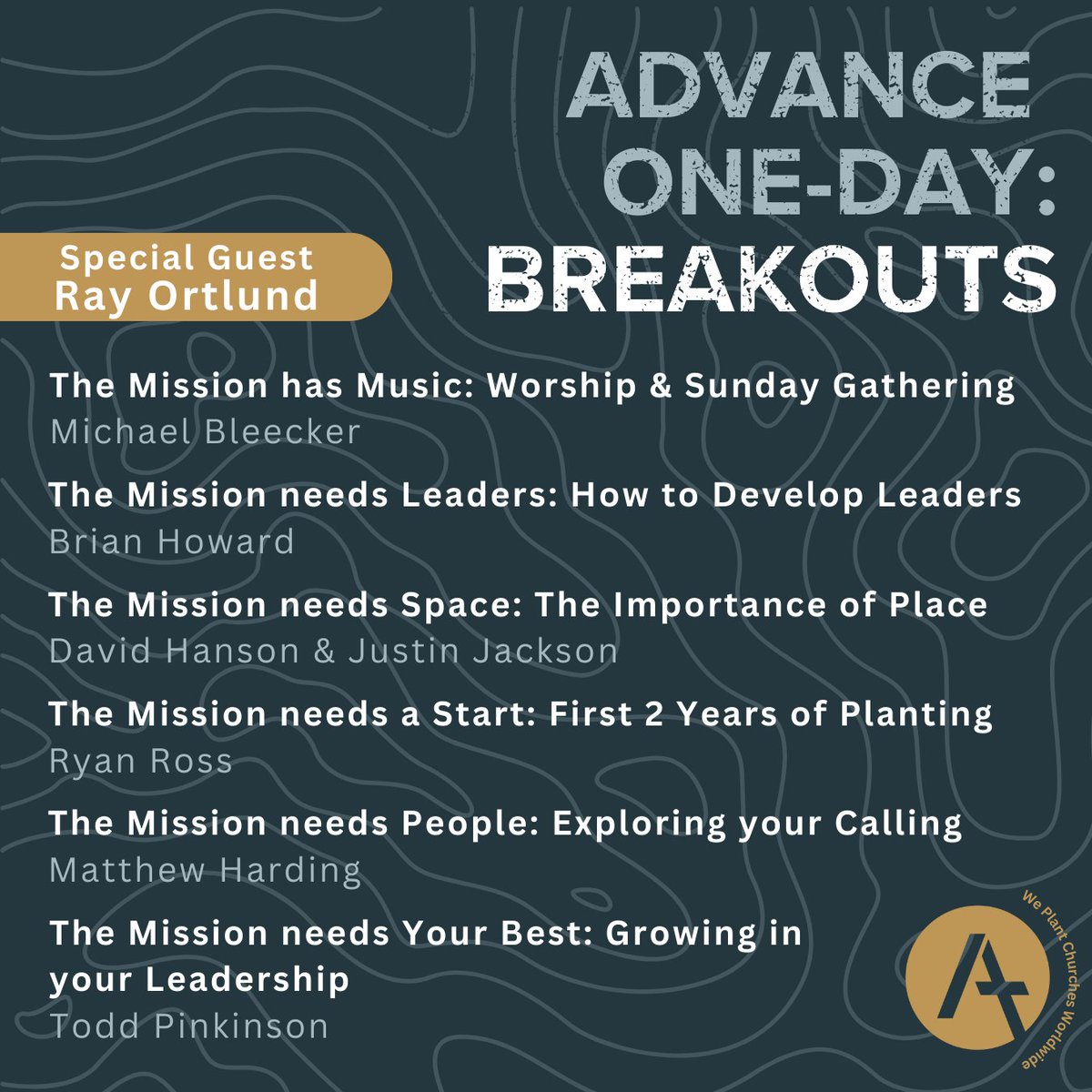 If you're in the DFW area &amp; interested church planting, growing as a pastor, developing your team, or exploring a call to ministry...this is for you! 

We'll spend most of our day with Ray Ortlund, but we'll also have a variety of breakouts to serve you. 

signupforms.com/registrations/…