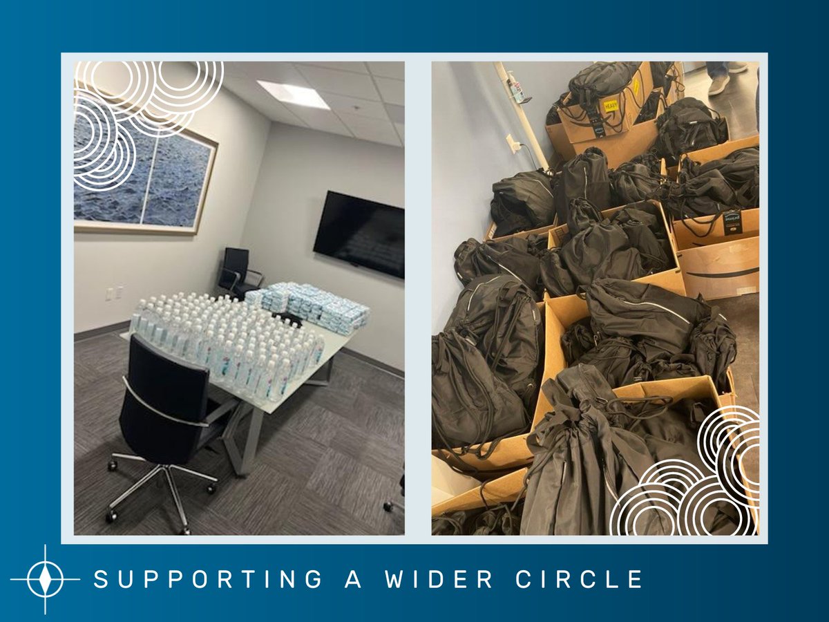 When it comes to #CommunityImpact, <a href="/awidercircle/">A Wider Circle</a> sets a high bar. That’s why we were thrilled to be part of their adult personal care backpacks program, helping assemble backpacks containing essential items for unhoused neighbors in need. We’re here to #GiveBack to our community.