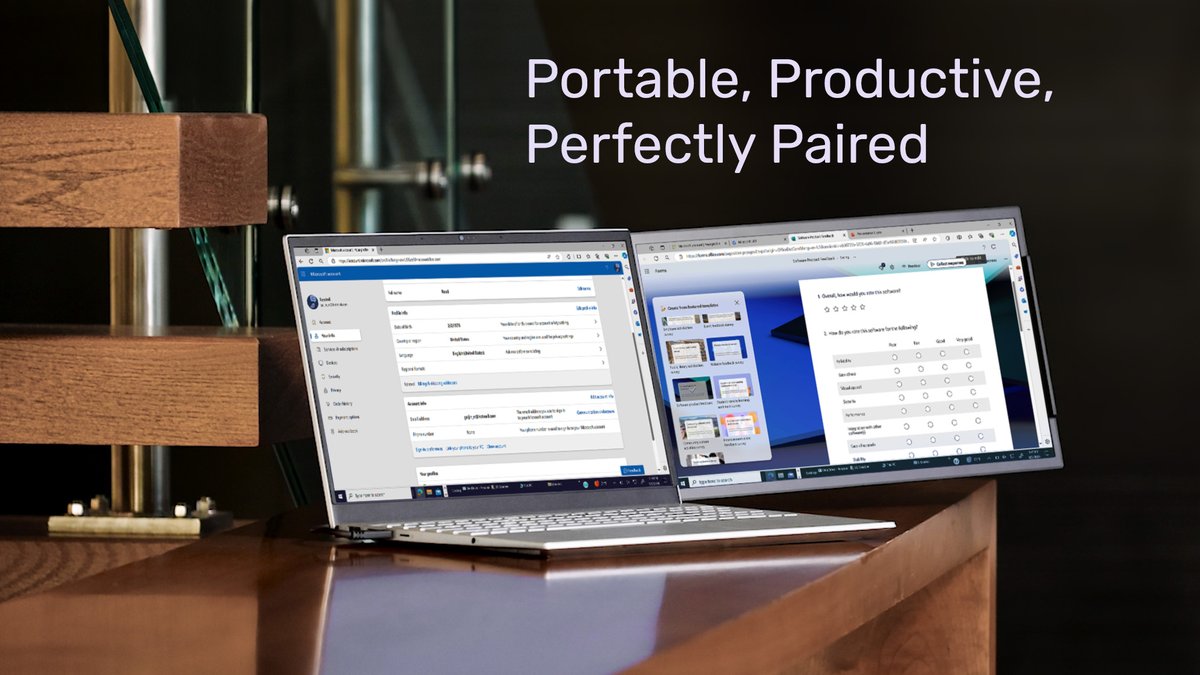 📈 The SideTrak Swivel 15.6” portable monitor gives you more digital space to handle every task and bring more cohesion to your workflow  at home, in the office, or on the road. Learn more: loom.ly/ucR4240

#Swivel15 #SideTrak #PortableMonitors  #workspacedesign