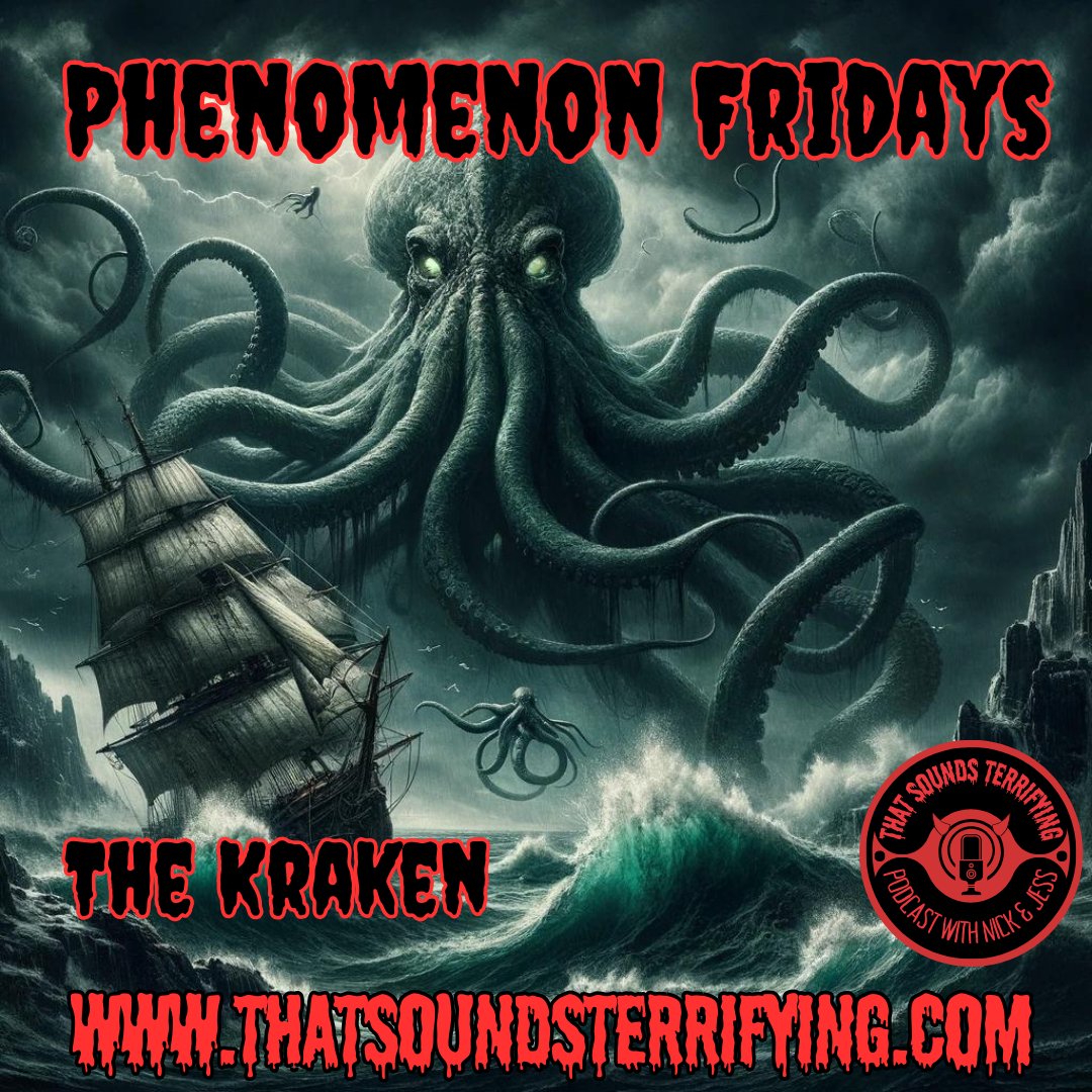 📷 Phenomenon Fridays: Beware the Kraken! 📷
Legend tells of a monstrous sea creature lurking in the depths off the coasts of Norway &amp; Greenland
Do you believe the Kraken could be real? Let us know below!📷
#PhenomenonFridays #TheKraken #CryptidLegends #ThatSoundsTerrifying #TST