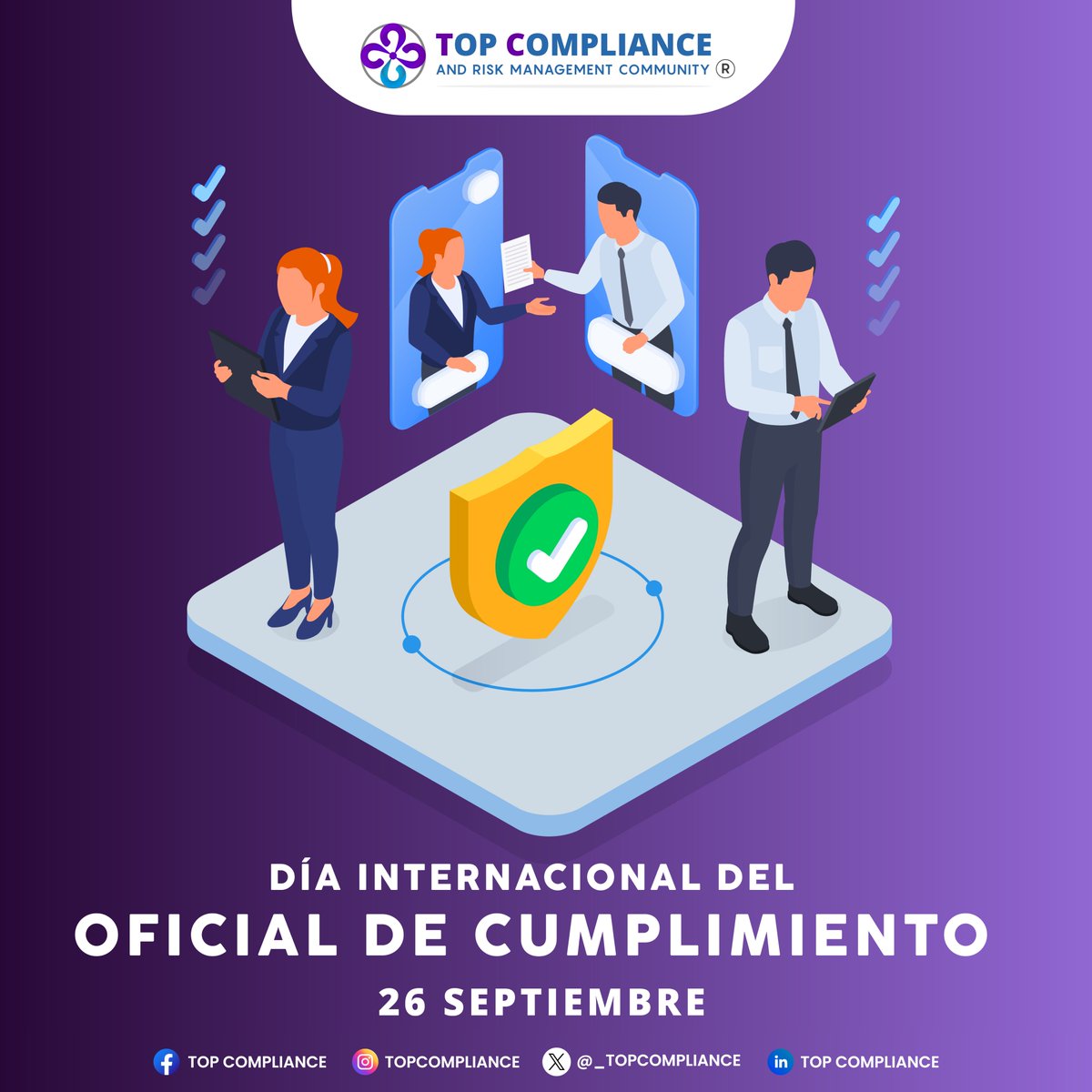 _TopCompliance's tweet photo. Extendemos nuestras felicitaciones a todos los Oficiales de Cumplimiento que día a día se esfuerzan porque se cumplan las normas y leyes de la manera correcta.
Gracias por su esfuerzo, dedicación y aportaciones a este gran ecosistema.

🎉¡Feliz día del Oficial de Cumplimiento!🎉 https://t.co/3C8IDmN2gE